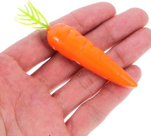 STOBOK Artificial Carrots 25pcs Decorations