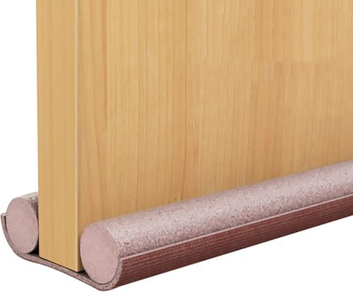 3 Pcs 93 cm Under Door Draft Stoppers Soundproof and Machine Washable