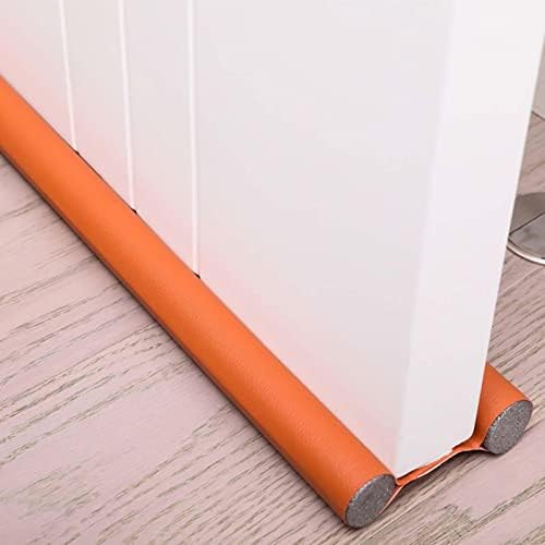 Door Split Blocker with Odor and Draft Protection Orange