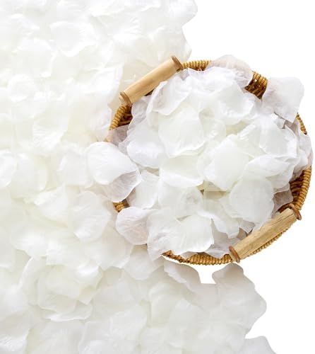 1500Pcs Real Dried Ivory White Hydrangea Petals