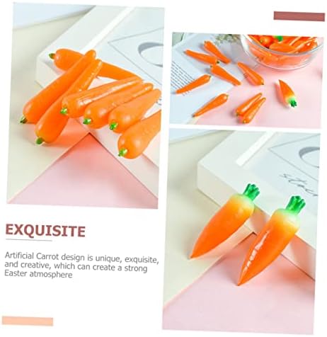 DECHOUS 4sets Artificial Carrots Easter Decor Props