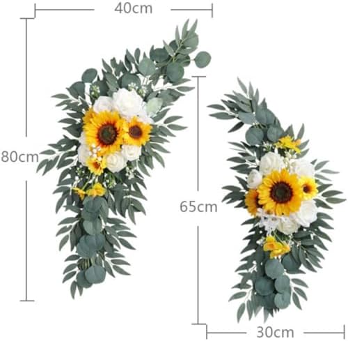 Artificial Wedding Arch Flowers Kit Pack of 2