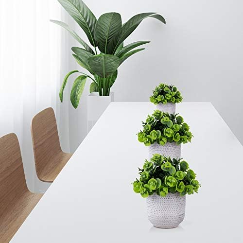 Cute Artificial Lysimachia Plants in Ceramic Planter