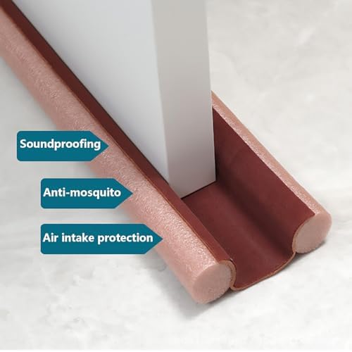 3 Pcs 93 cm Under Door Draft Stoppers Soundproof and Machine Washable