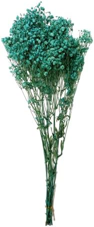CalCastle Craft Dried Flower Babys Breath Bouquet 27 Inch Turquoise