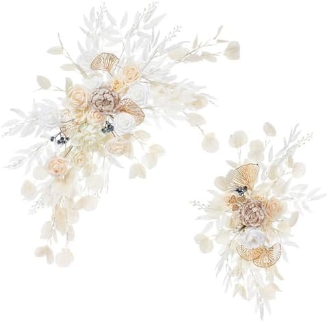 Amagogo 2X Wedding Arch Artificial Flower Swag Decor