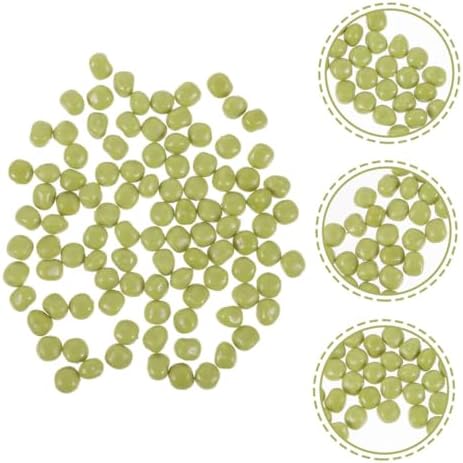 PRETYZOOM 50pcs Lifelike Fake Plastic Peas Decor Prop