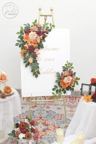 Pack of 2 Artificial Wedding Arch Flowers