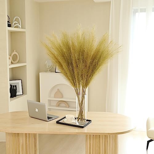 Gold Pampas Grass Decor Set of 8 45 Inch