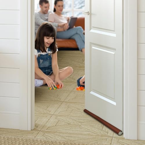 Under Door Gap Filler 378 Inch Sound Blocker Double Sided Draft Stopper