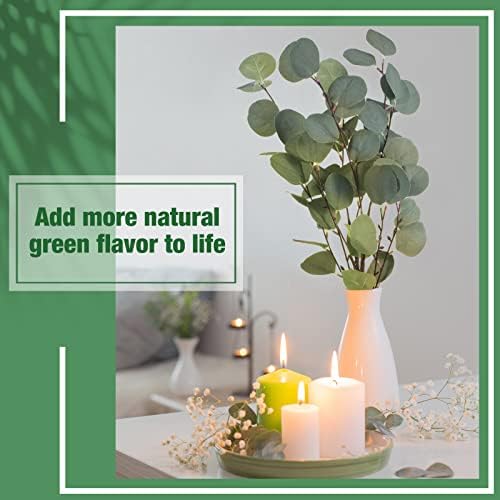 20 Pcs Artificial Eucalyptus Stems for Decor