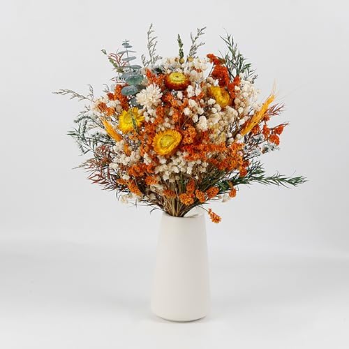 Fall Dried Flower Bouquet Artificial Mixed Foliage Wedding Centerpiece