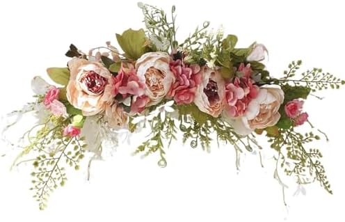 Pink Artificial Flower Swag for Home Decor and Wedding