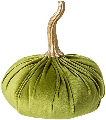 Glitzhome 3 Pack Velvet Pumpkins for Fall Decor