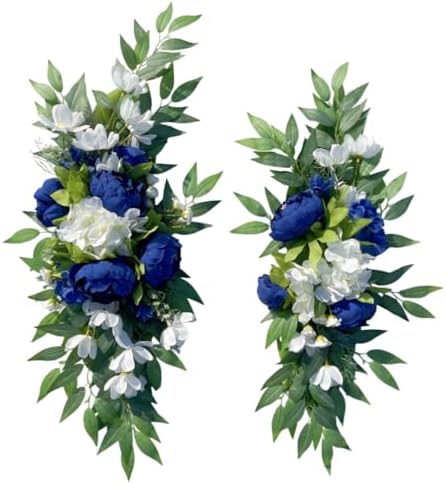 HS BRIDAL Artificial Wedding Arch Flowers Set of 2