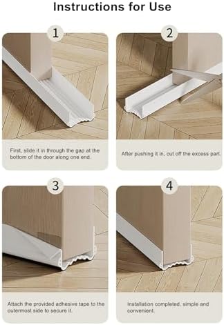 Lifeuping Under Door Draft Stopper 39 Length