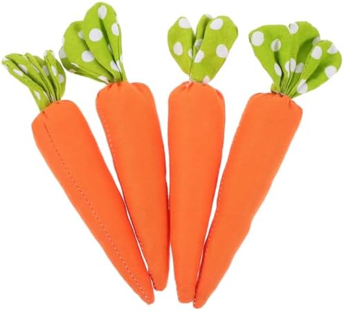 Cabilock 4PCS Easter Carrot Decor for Spring Farmhouse Baskets
