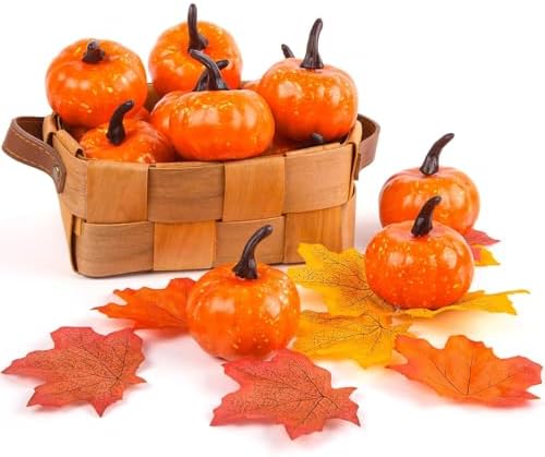 DomeStar 42 Piece Artificial Pumpkin Set