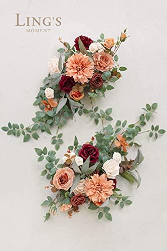 Lings Moment 2Pcs Terracotta Artificial Flower Garland