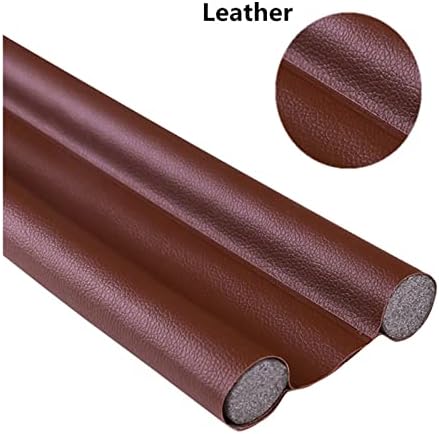 Jinghong PU Leather Door Bottom Sealing Strip Beige