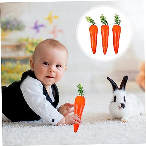 Ciieeo 3pcs Artificial Carrot Decorations