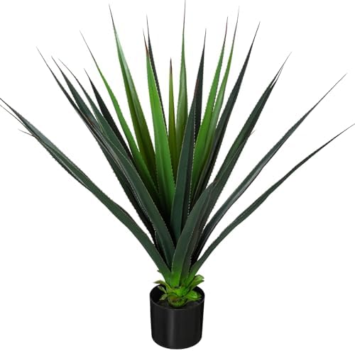 JUSTOYOU 3FT Realistic Agave Plant Artificial
