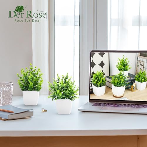 Der Rose 4 Pack Artificial Plants Indoor Decor