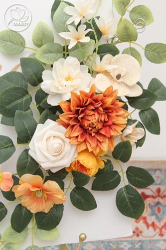Odouzy Pack of 2 Artificial Wedding Arch Flowers