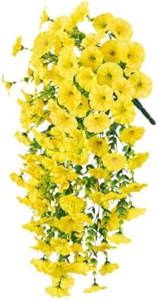 Tachiuwa Artificial Spring Teardrop Swag Wedding Decor Yellow