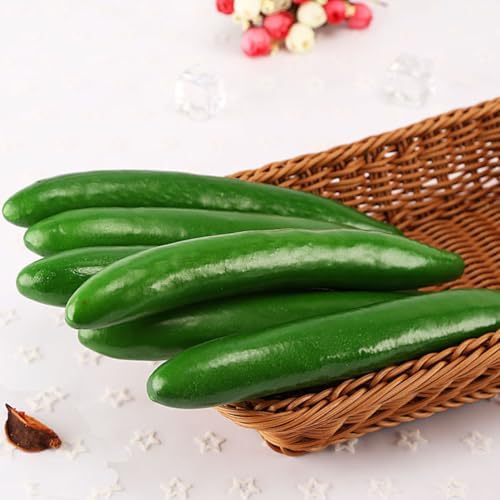 Toyvian Artificial Cucumber Foam Decor Model