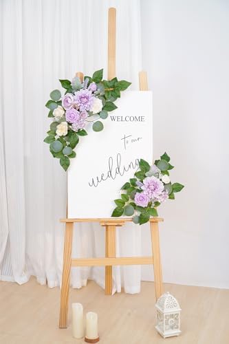 WEIERYUE Pack of 2 Artificial Flowers Decorations