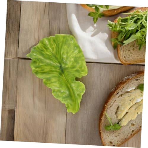 Alipis Realistic Fake Lettuce Leaves for Home and Restaurant Display