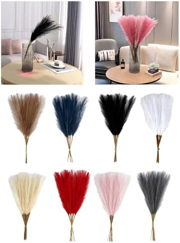 30Pcs Artificial Pampasgrass 216Inch Realistic Wedding Decorations
