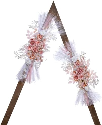 Lisuun Wedding Arch Flowers Pack of 2 1