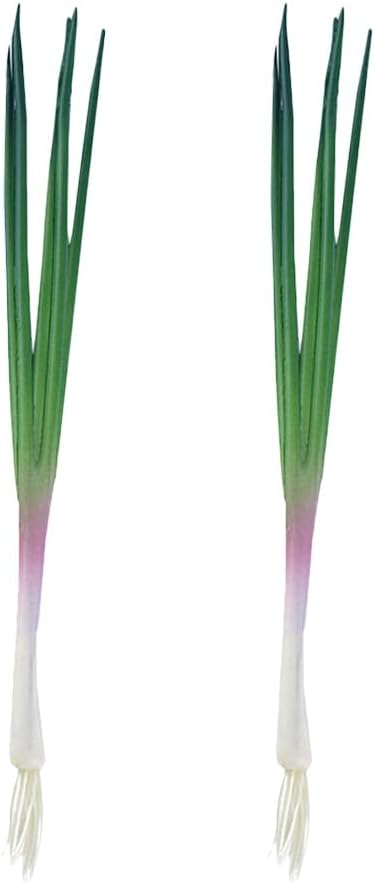 LUOZZY Artificial Green Onion Models 2 Pack