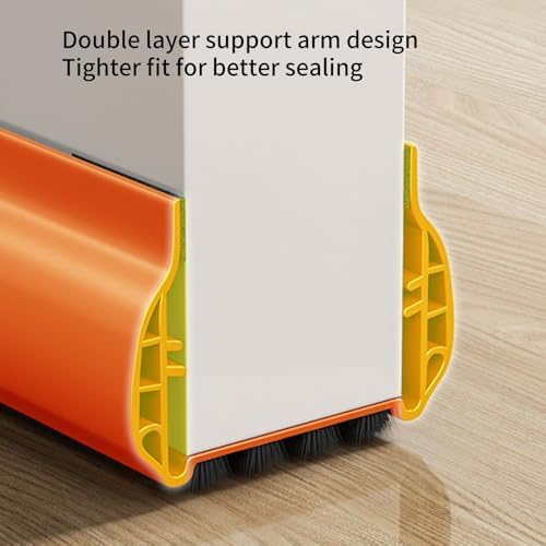 Door Draft Stopper Strips Soundproof Weather Stripping Seals