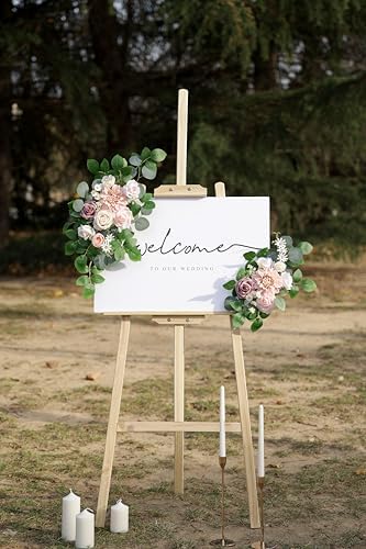 Flrunwu Artificial Flowers Decor Pack of 2