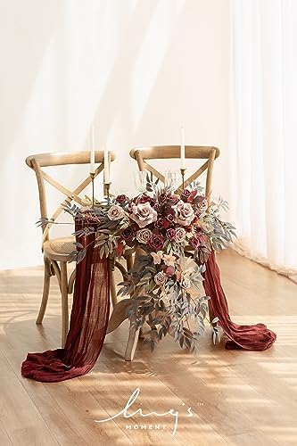 Lings Moment 2PCS Artificial Floral Swags Centerpieces