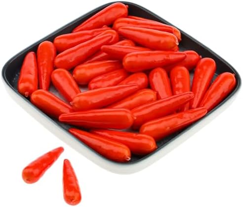 30PCS Spring Carrot Decor Artificial Mini Carrots
