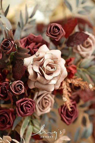 Lings Moment 2PCS Artificial Floral Swags Centerpieces