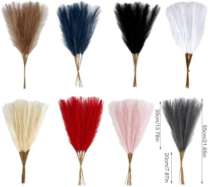 30Pcs Artificial Pampasgrass 216Inch Realistic Wedding Decorations