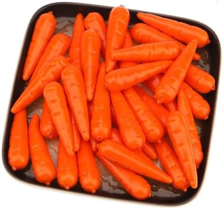 30PCS Spring Carrot Decor Artificial Mini Carrots