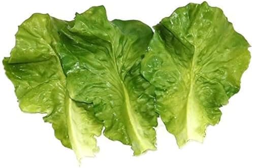 10Pcs Artificial Lettuce Leaves for Home Party Kitchen Decor