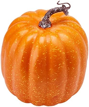 Lucakuins 7Pcs Artificial Pumpkins Fall Decor Set