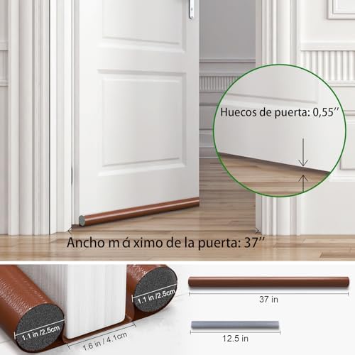 Dust Cover for Doors 37 Inches Double Edge Protector
