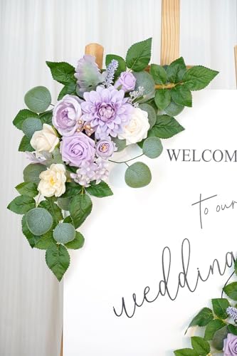 WEIERYUE Pack of 2 Artificial Flowers Decorations
