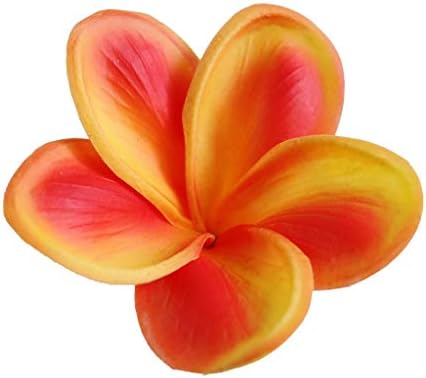 10PCS PU Plumeria Flowers for Wedding and DIY Decor