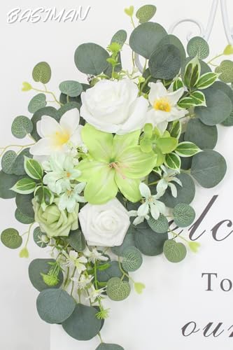 2pcs Wedding Arch Flowers Welcome Sign Decorations 1