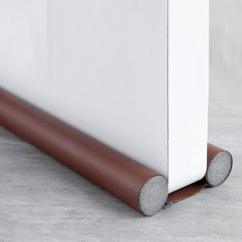 Adjustable Under Door Sound Blocker 36 in Brown