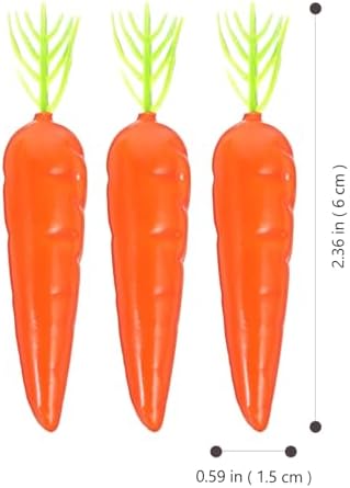 STOBOK Artificial Carrots 25pcs Decorations